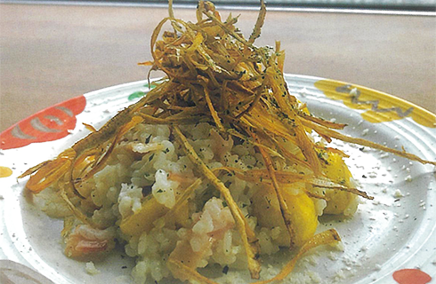 栗のクリームリゾット風