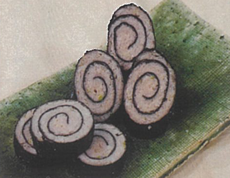 鶏ひき肉の鳴門巻き