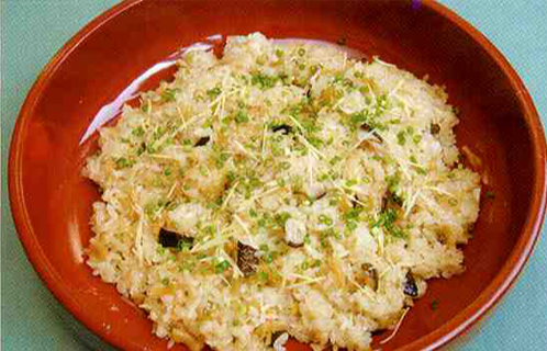 干し貝柱のおこわとキムチすき焼き