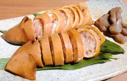 いか飯とサケのミルクスープ