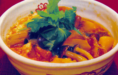 きの玉丼と焼き春巻き